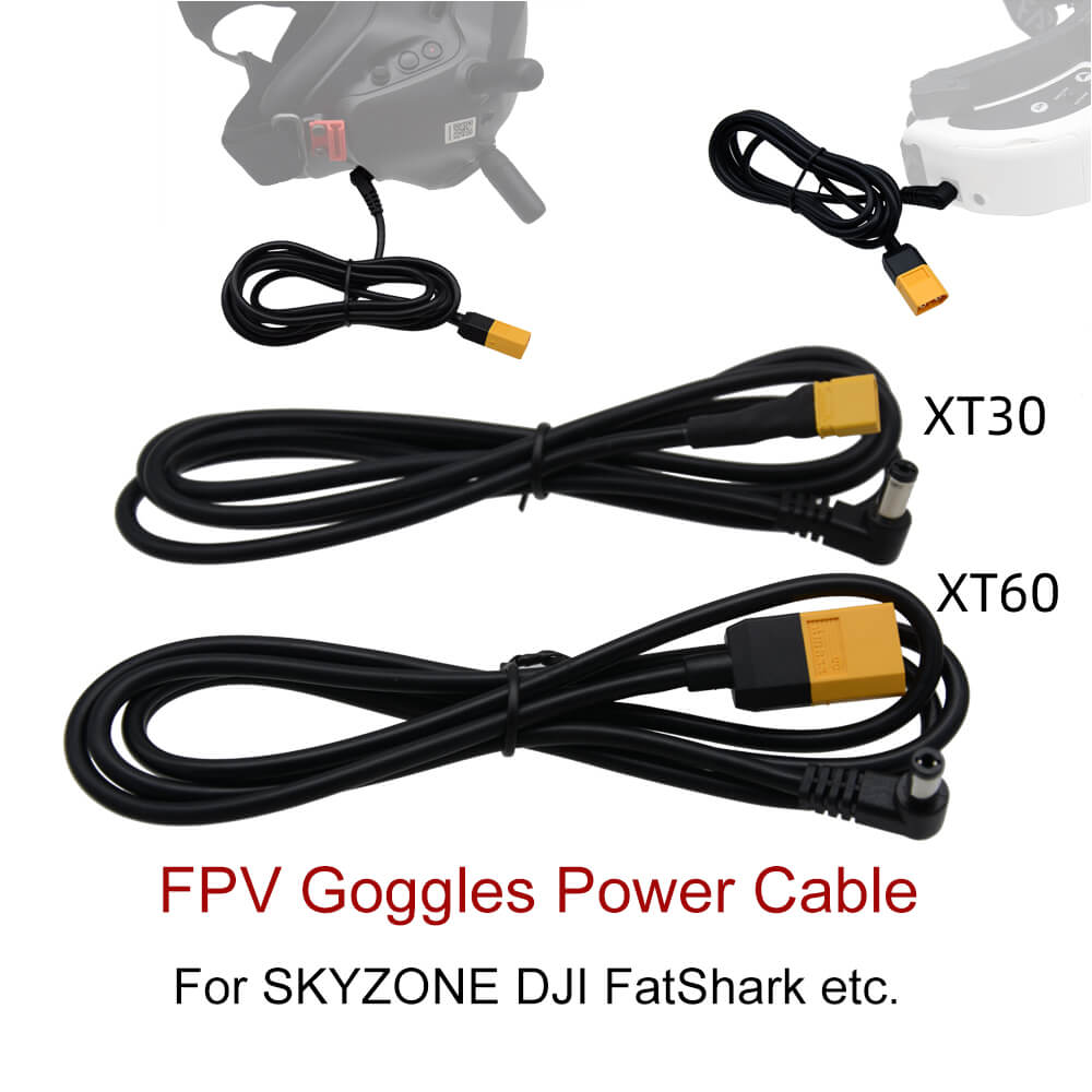 1.2M FPV Goggles Power Cable X - Skyzone Sky04X Pro Oled Fpv Goggles recension och pris