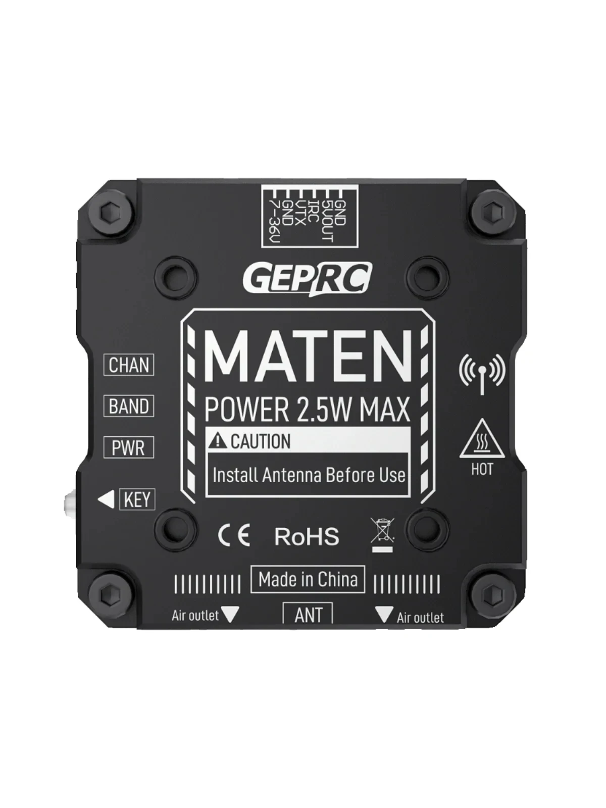 GEPRC MATEN 5.8G 2.5W VTX PRO  - Foxeer Reaper Extreme 2.5W Vtx recension och pris